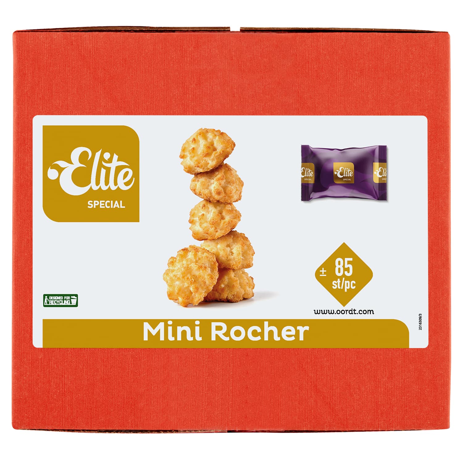 Koekjes Elite mini rocher 85 stuks 2