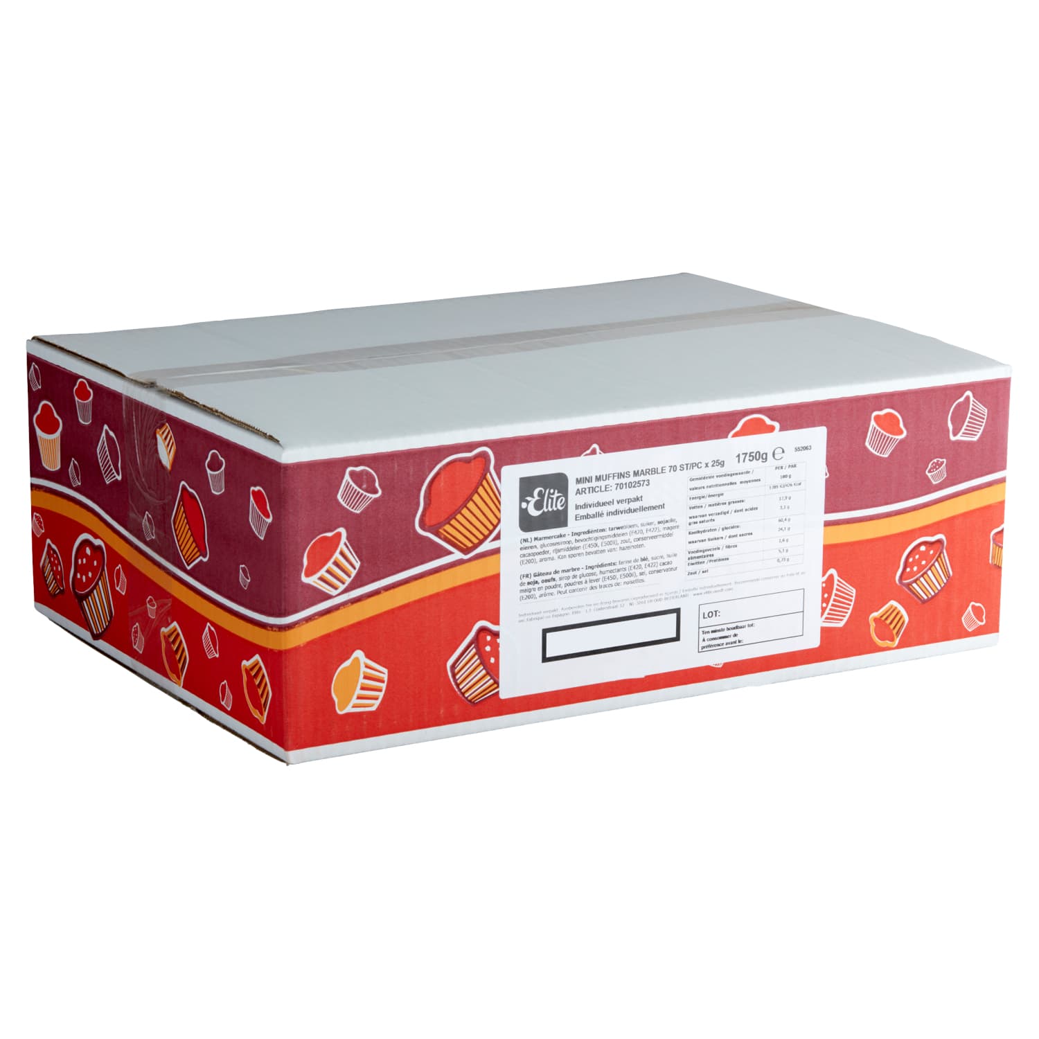 Muffins Elite mini marble 70 stuks 3
