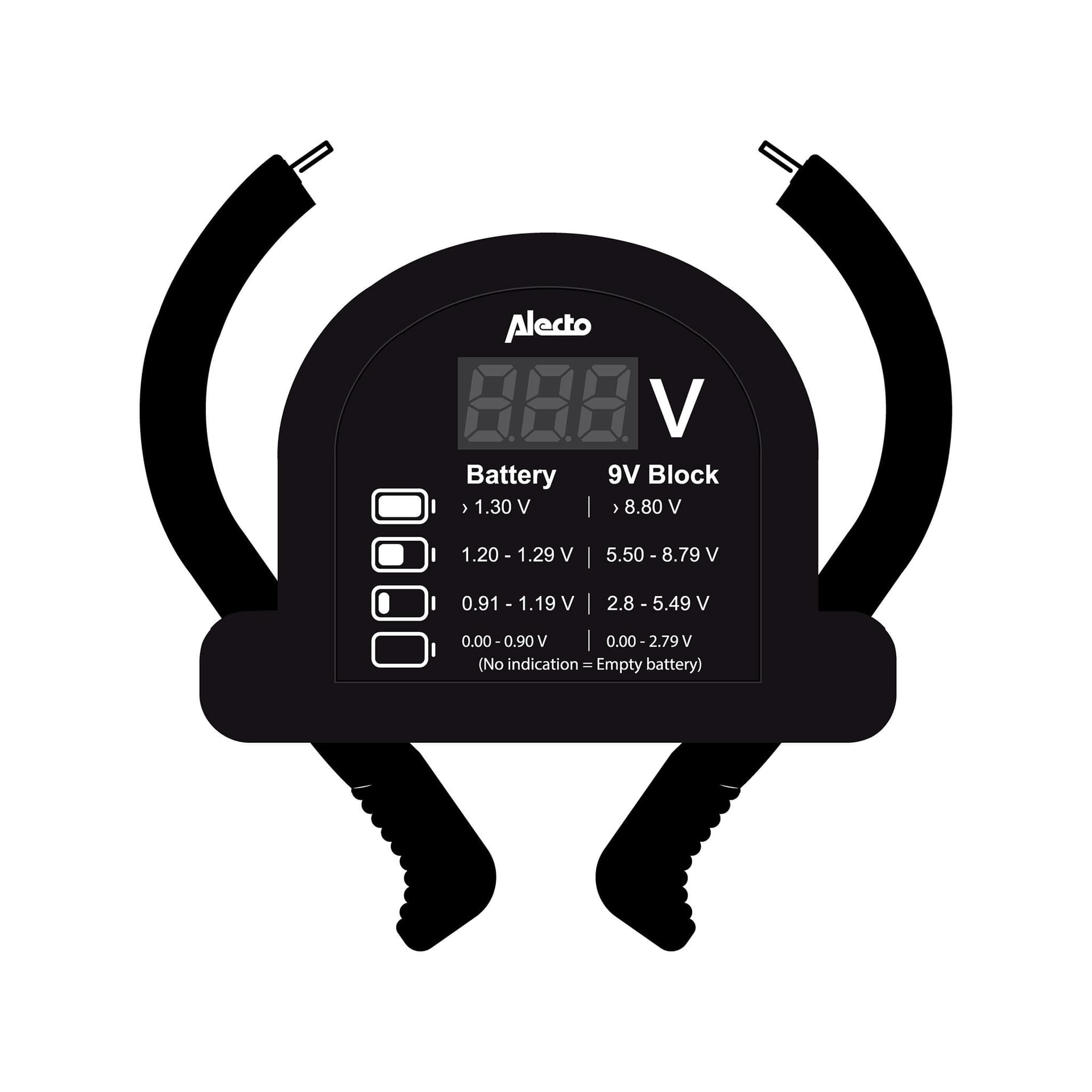 Batterijtester Alecto BTT2 2