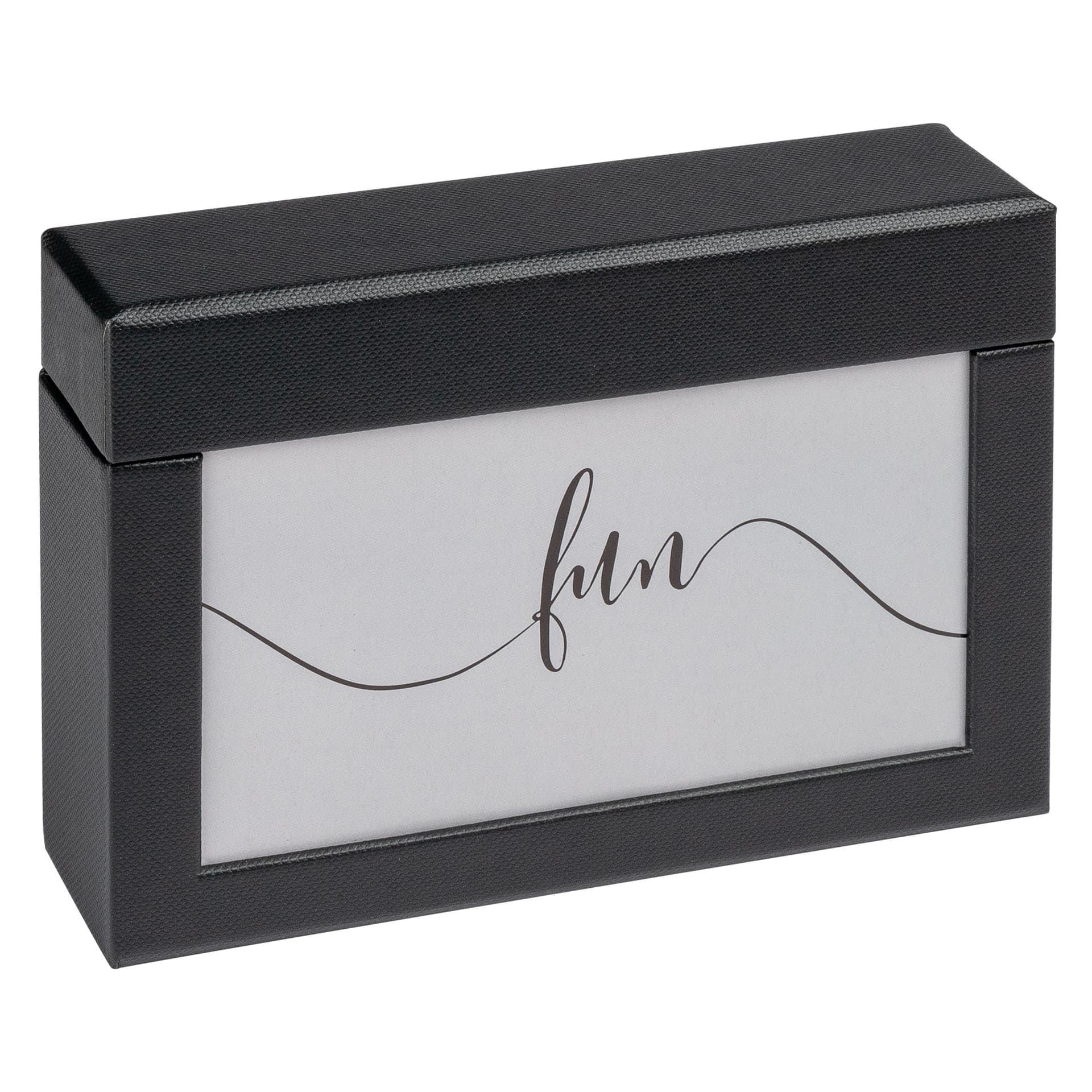Fotobox walther design Fun 10x15cm 100 foto's zwart