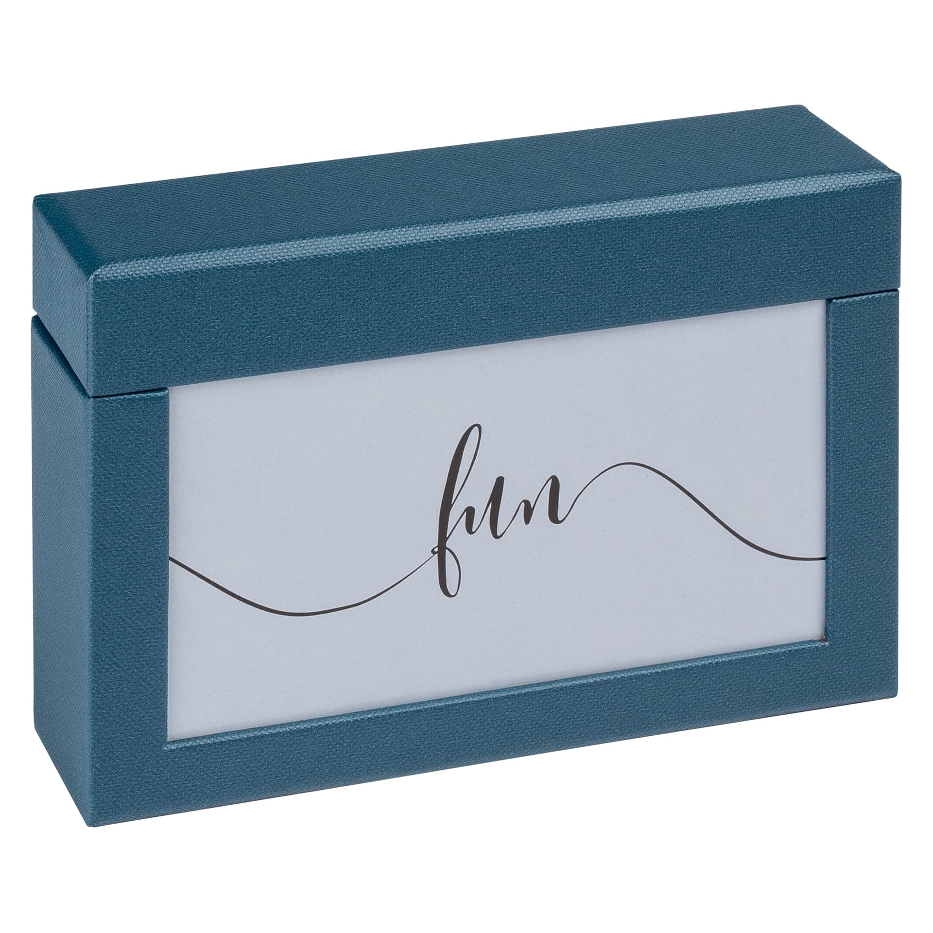 Fotobox walther design Fun 10x15cm 100 foto's blauw