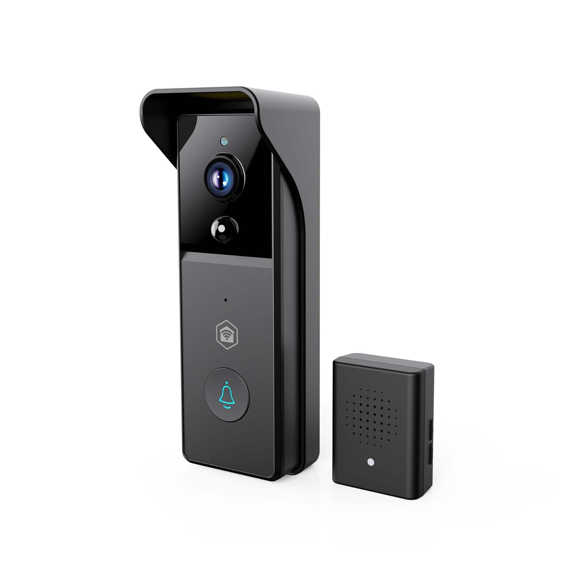 Videodeurbel Nedis Smartlife Wifi 3MP Full HD 1296p zwart 2
