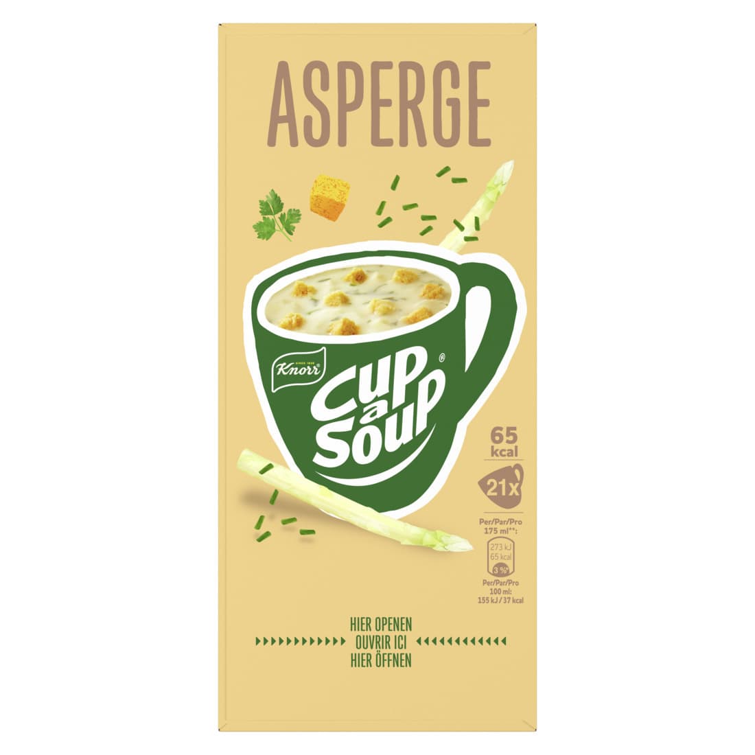 Cup-a-Soup Knorr asperge 21x175ml 2