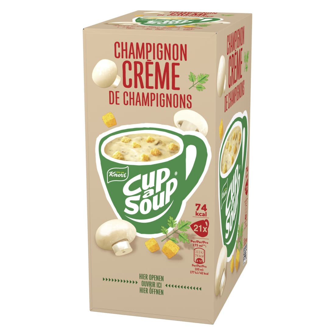 Cup-a-Soup Knorr champignon crème 21x175ml 5