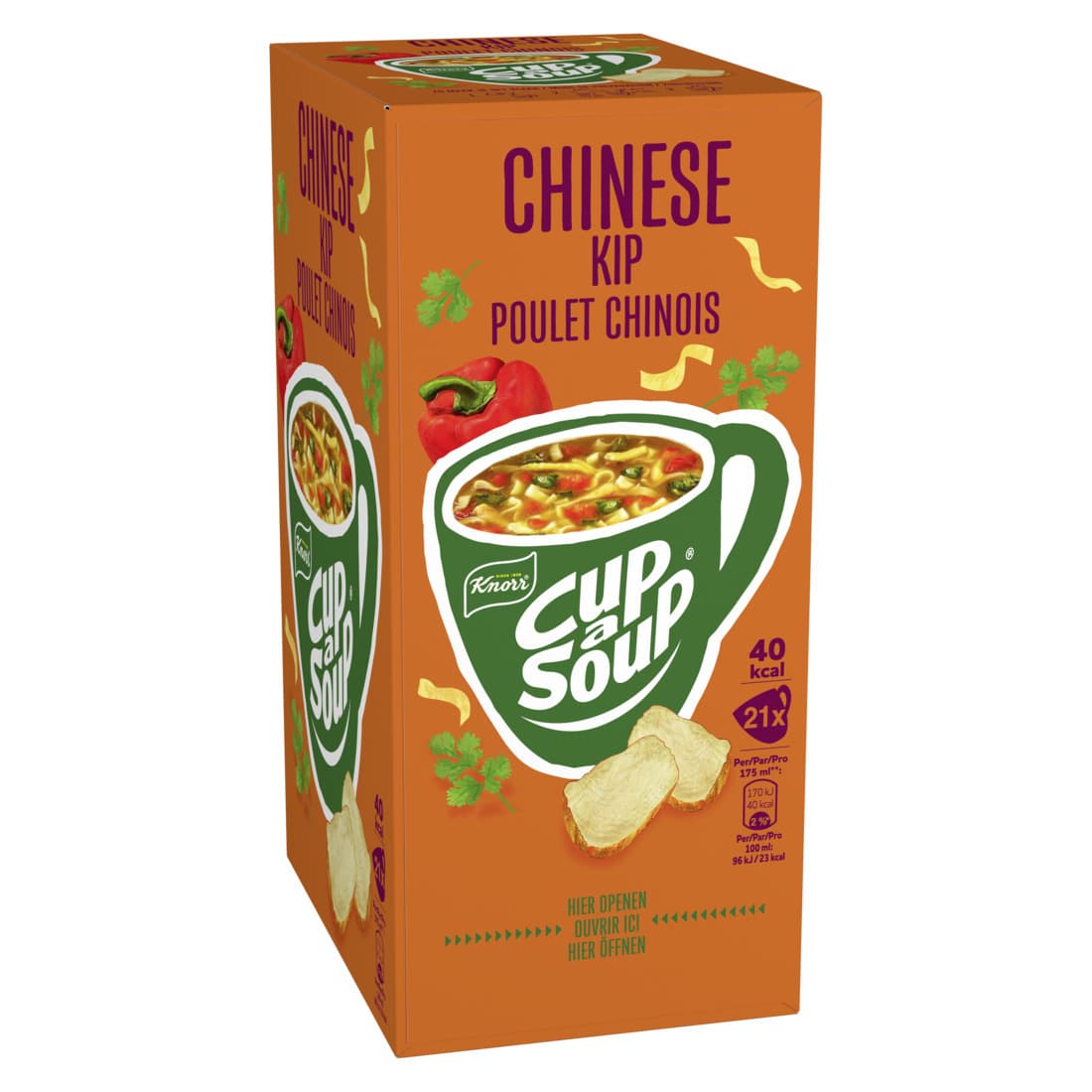 Cup-a-Soup Knorr Chinese kip 21x175ml 3