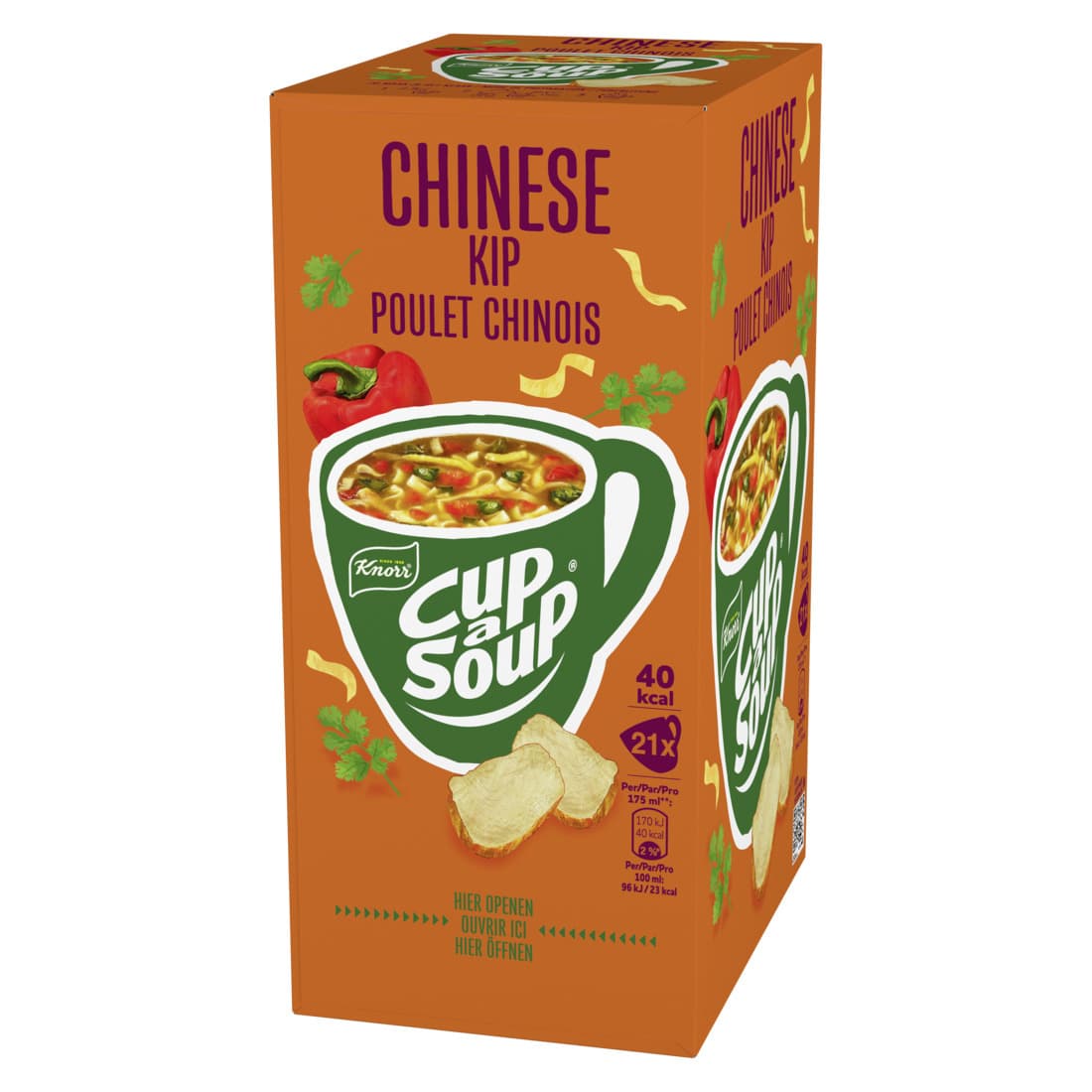 Cup-a-Soup Knorr Chinese kip 21x175ml 5