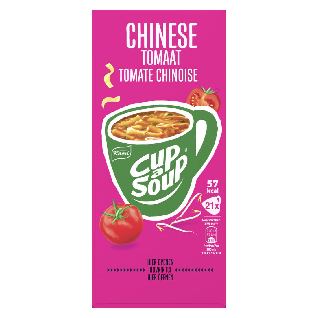 Cup-a-Soup Knorr Chinese tomaat 21x175ml 2