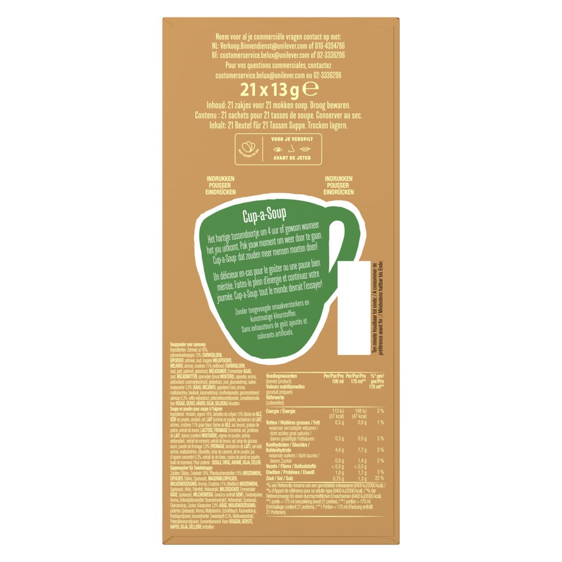 Cup-a-Soup Knorr Franse ui 21x175ml 4