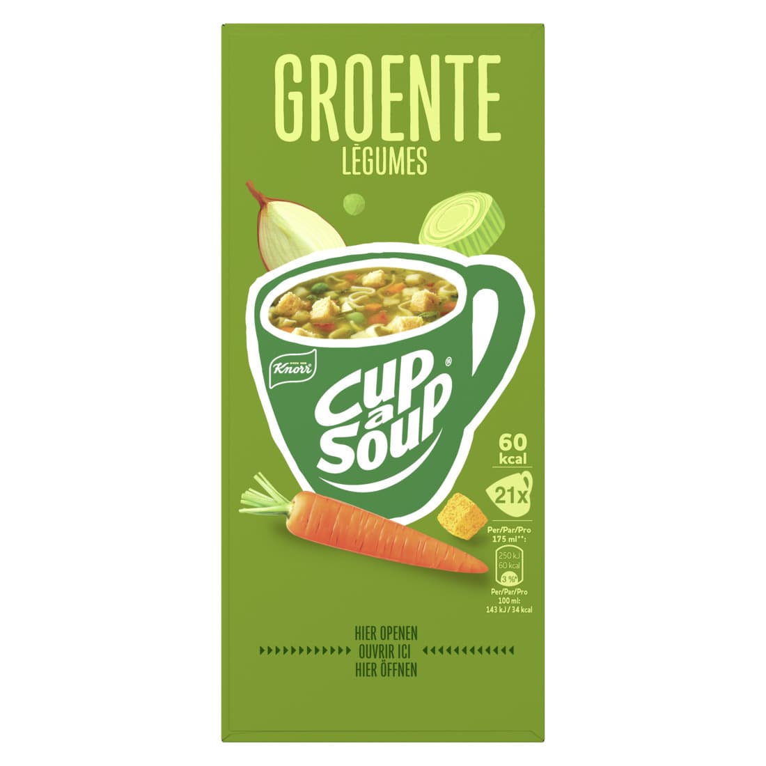 Cup-a-Soup Knorr groente 21x175ml 2