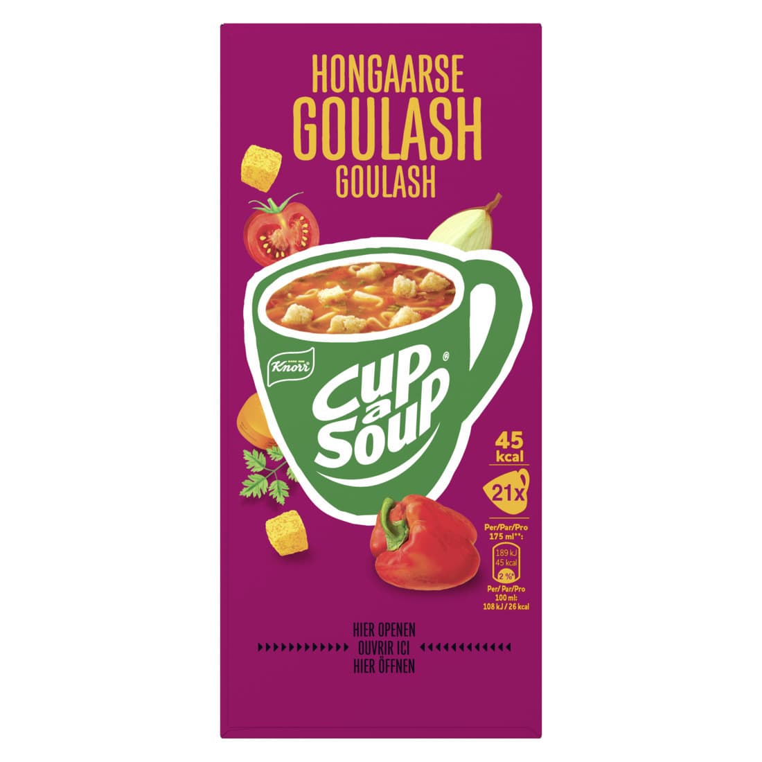Cup-a-Soup Knorr Hongaarse goulash 21x175ml 2