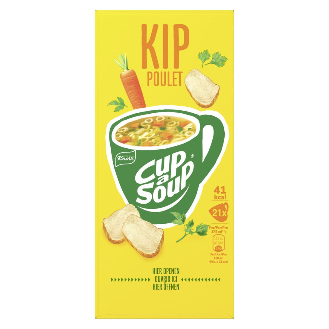 Cup-a-Soup Knorr kip 21x175ml 2