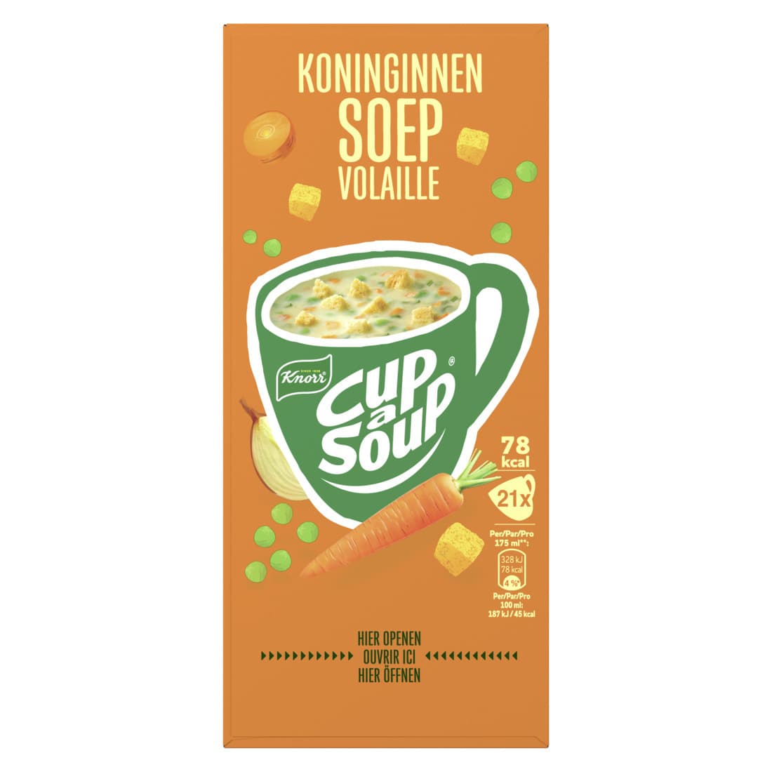 Cup-a-Soup Knorr koninginnensoep 21x175ml 2