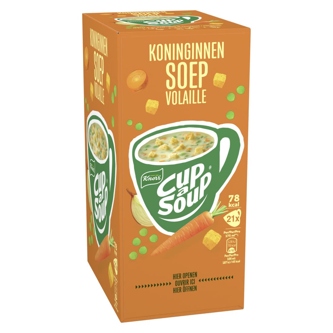 Cup-a-Soup Knorr koninginnensoep 21x175ml 3