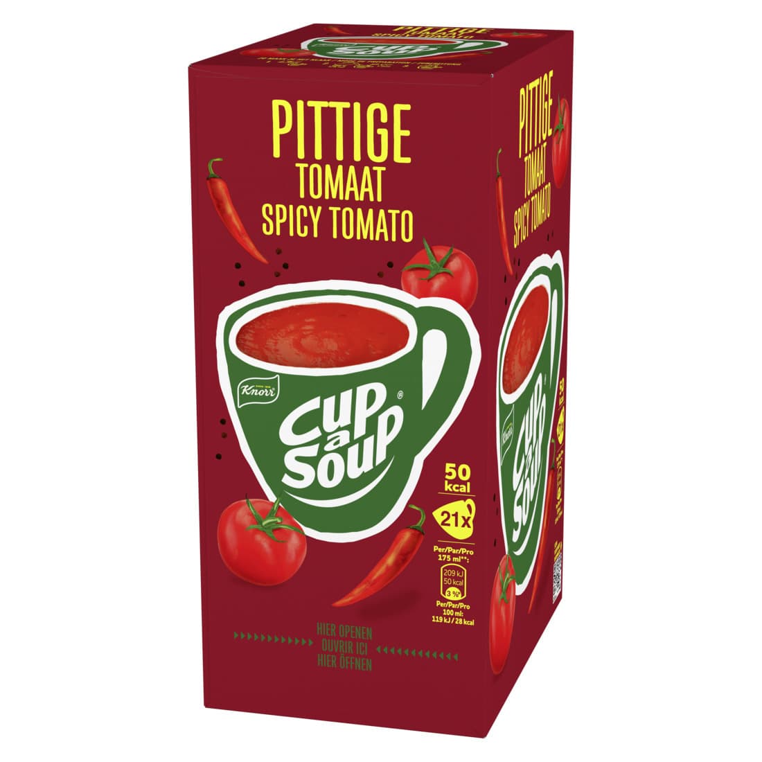Cup-a-Soup Knorr pittige tomaat 21x175ml 5