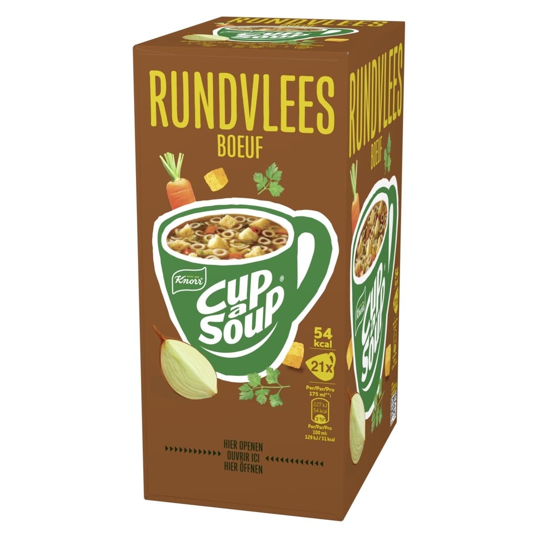 Cup-a-Soup Knorr rundvlees 21x175ml 5