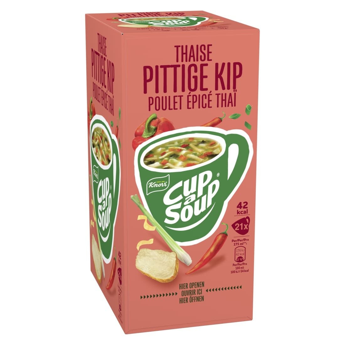 Cup-a-Soup Knorr Thaise pittige kip 21x175ml 3
