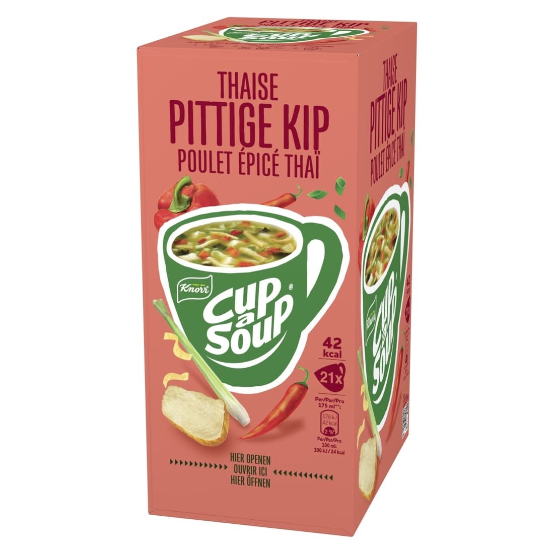 Cup-a-Soup Knorr Thaise pittige kip 21x175ml 5