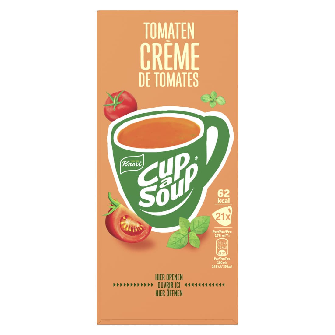 Cup-a-Soup Knorr tomaten crème 21x175ml 2