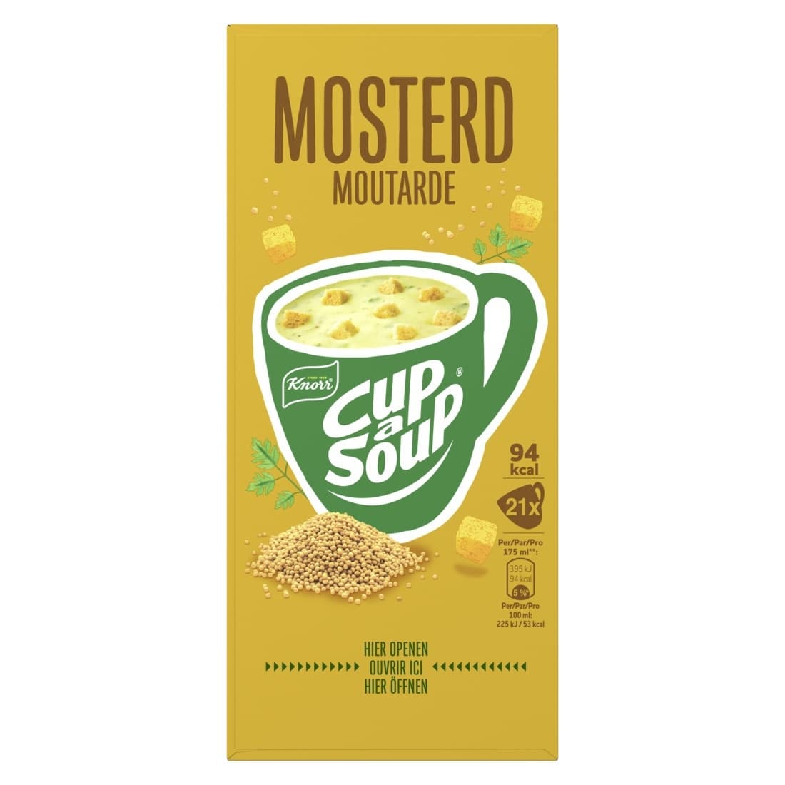Cup-a-Soup Knorr mosterd 21x175ml 2