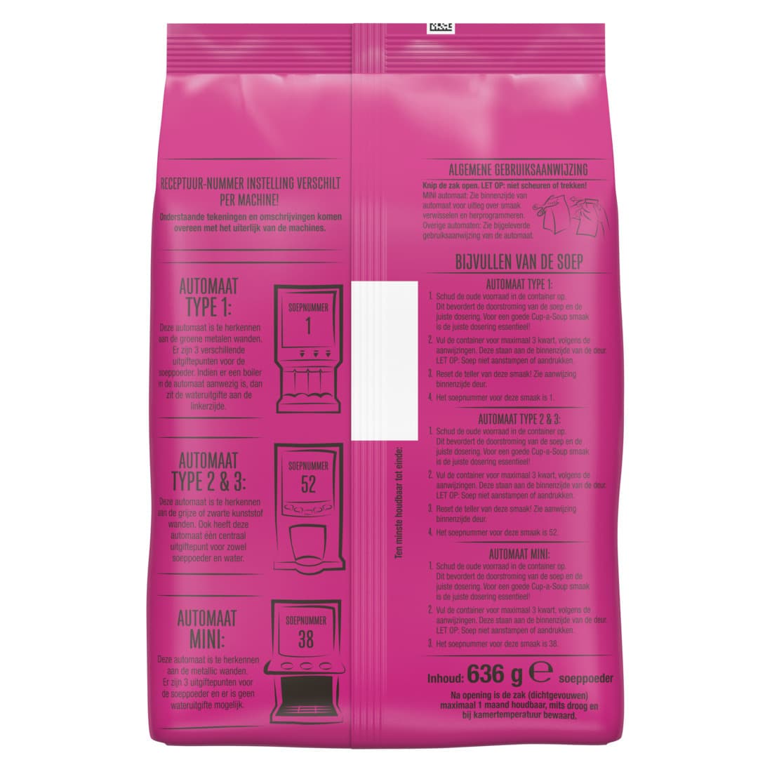 Cup-a-Soup Knorr machinezak Chinese tomaat 140ml 3