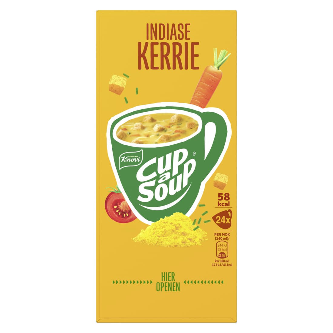 Cup-a-Soup Knorr Indiase kerrie 24x140ml 2