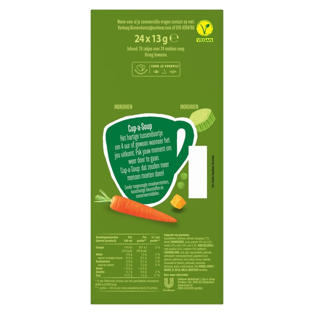 Cup-a-Soup Knorr groente 24x140ml 4