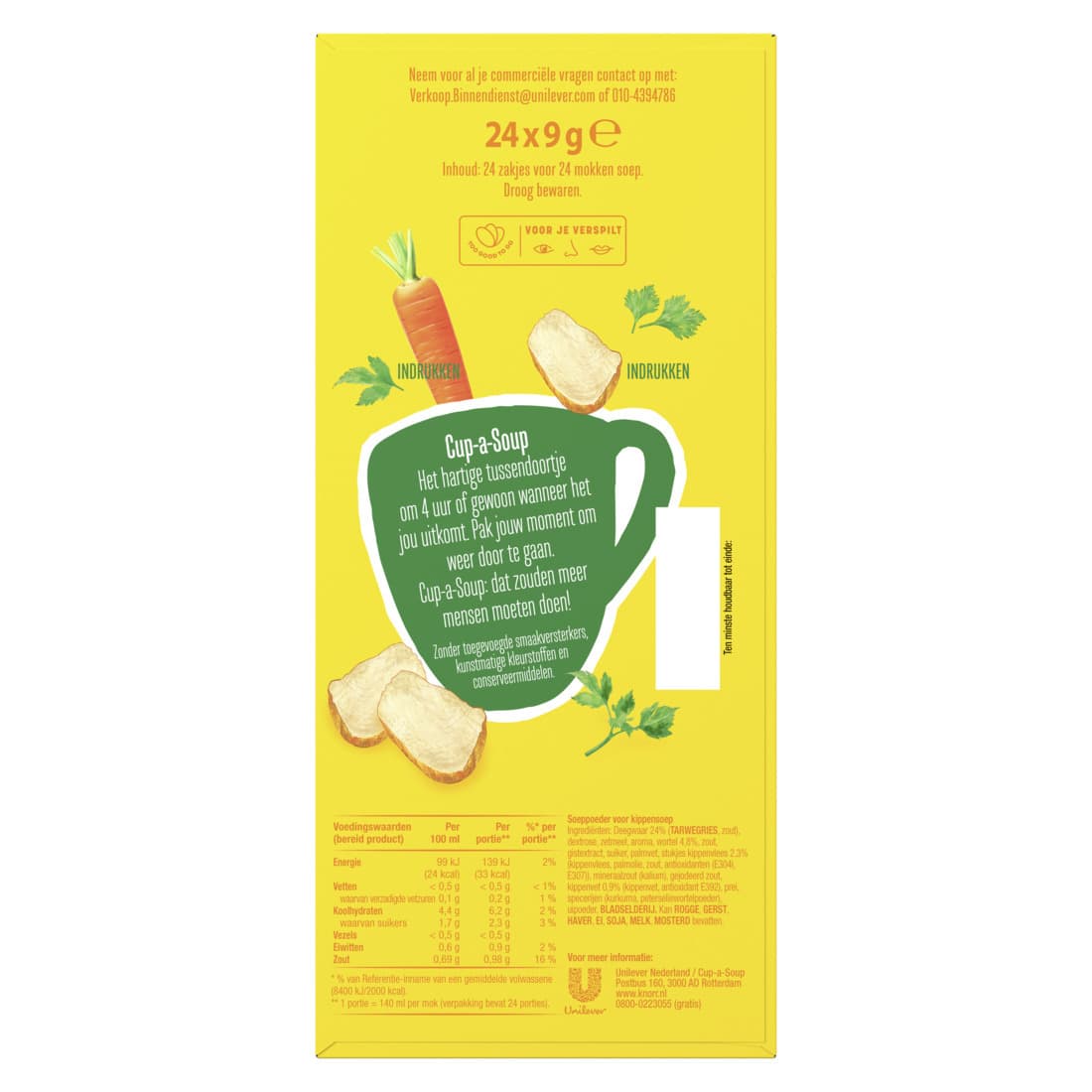 Cup-a-Soup Knorr kip 24x140ml 4