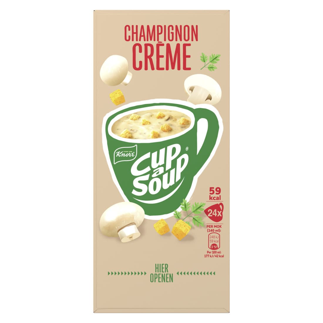 Cup-a-Soup Knorr champignon crème 24x140ml 2