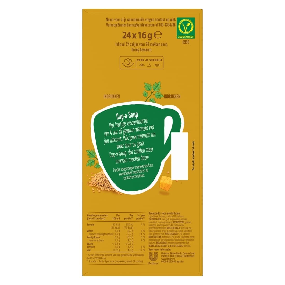 Cup-a-Soup Knorr mosterd 24x140ml 4