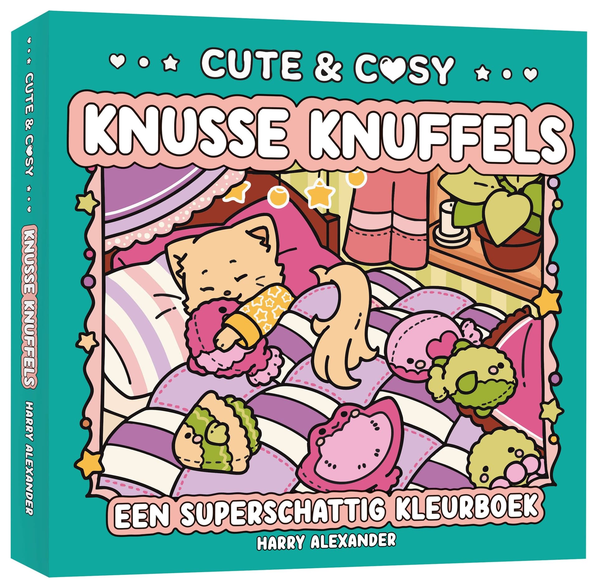 Kleurboek MUS Kjoet & Koozie Knusse knuffels 2