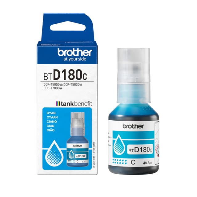 Navulinkt Brother BT-D180C blauw 3