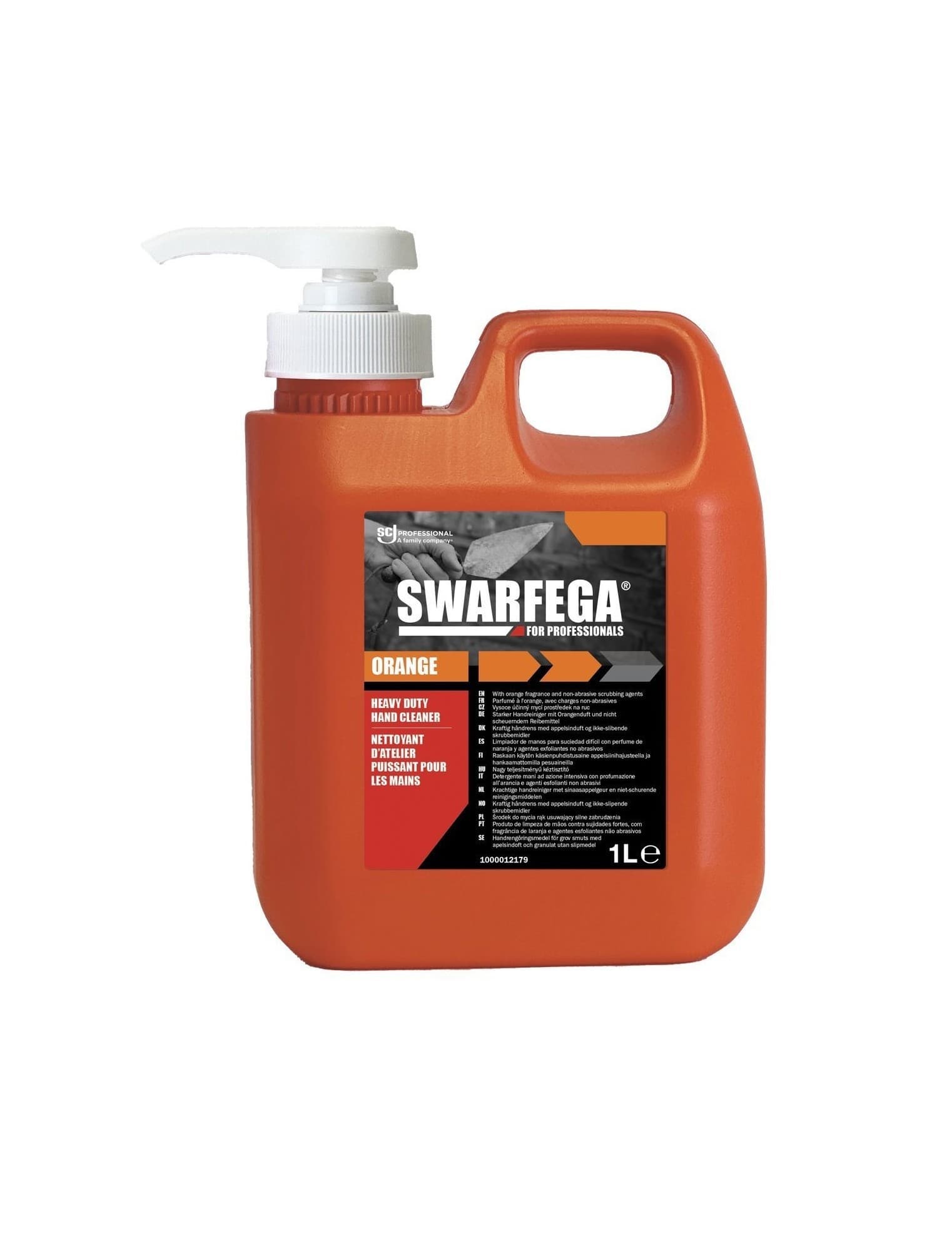 Handreiniger SCJ Swarfega Orange 1 liter met pomp