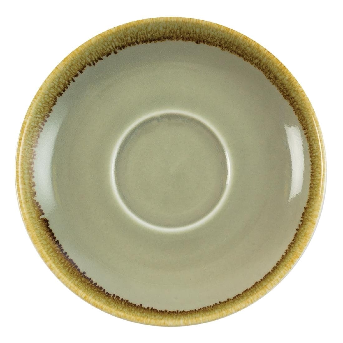 Cappuccinoschotel Olympia Kiln Ø16cm 6 stuks mosgroen