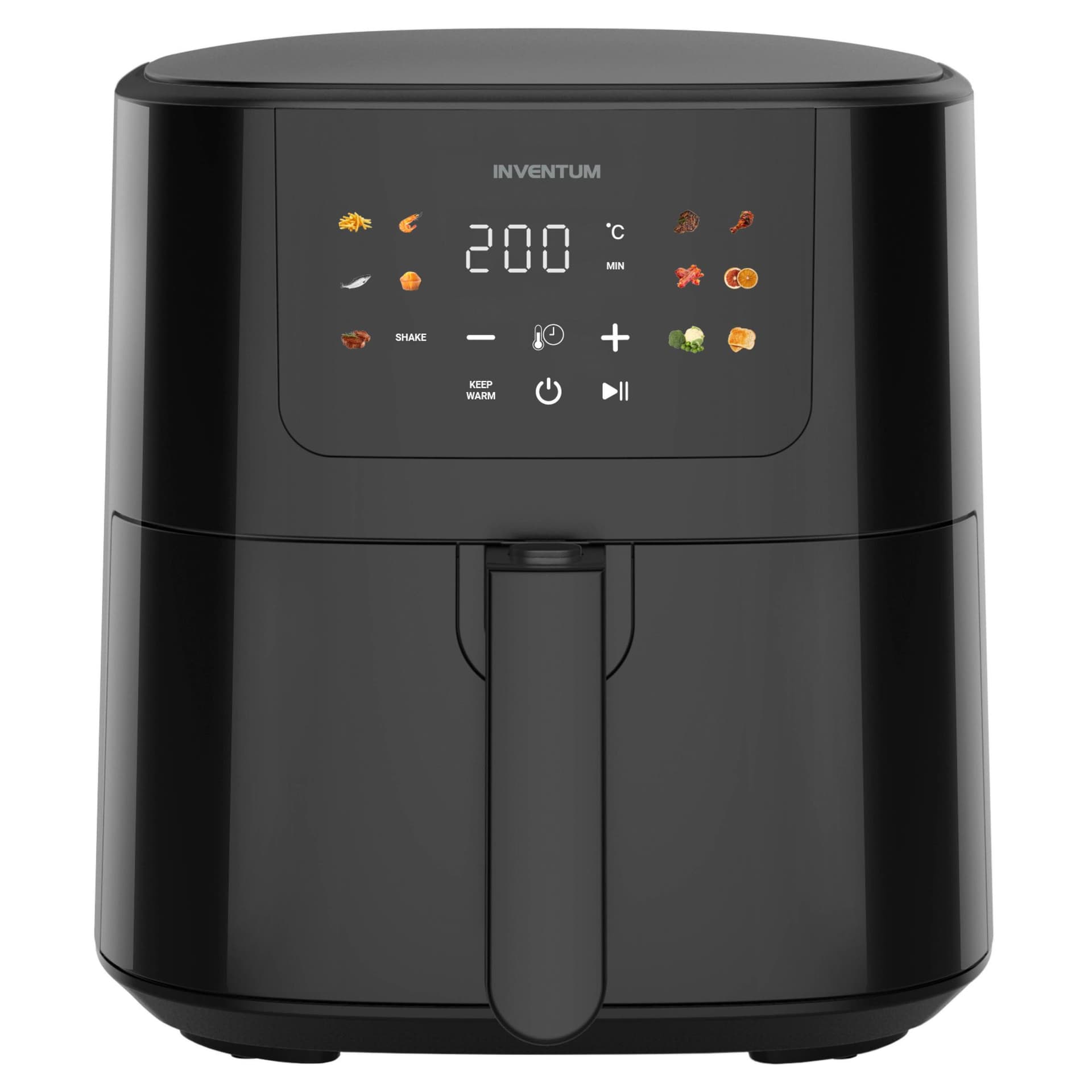 Airfryer Inventum 5 liter 1500watt zwart