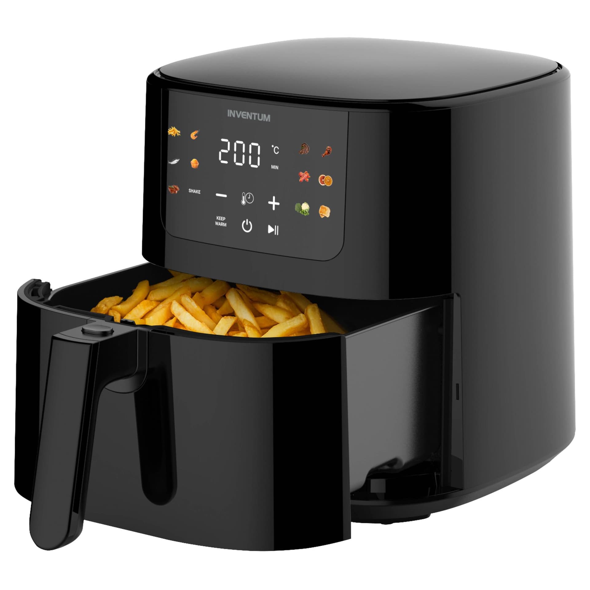 Airfryer Inventum 5 liter 1500watt zwart 4