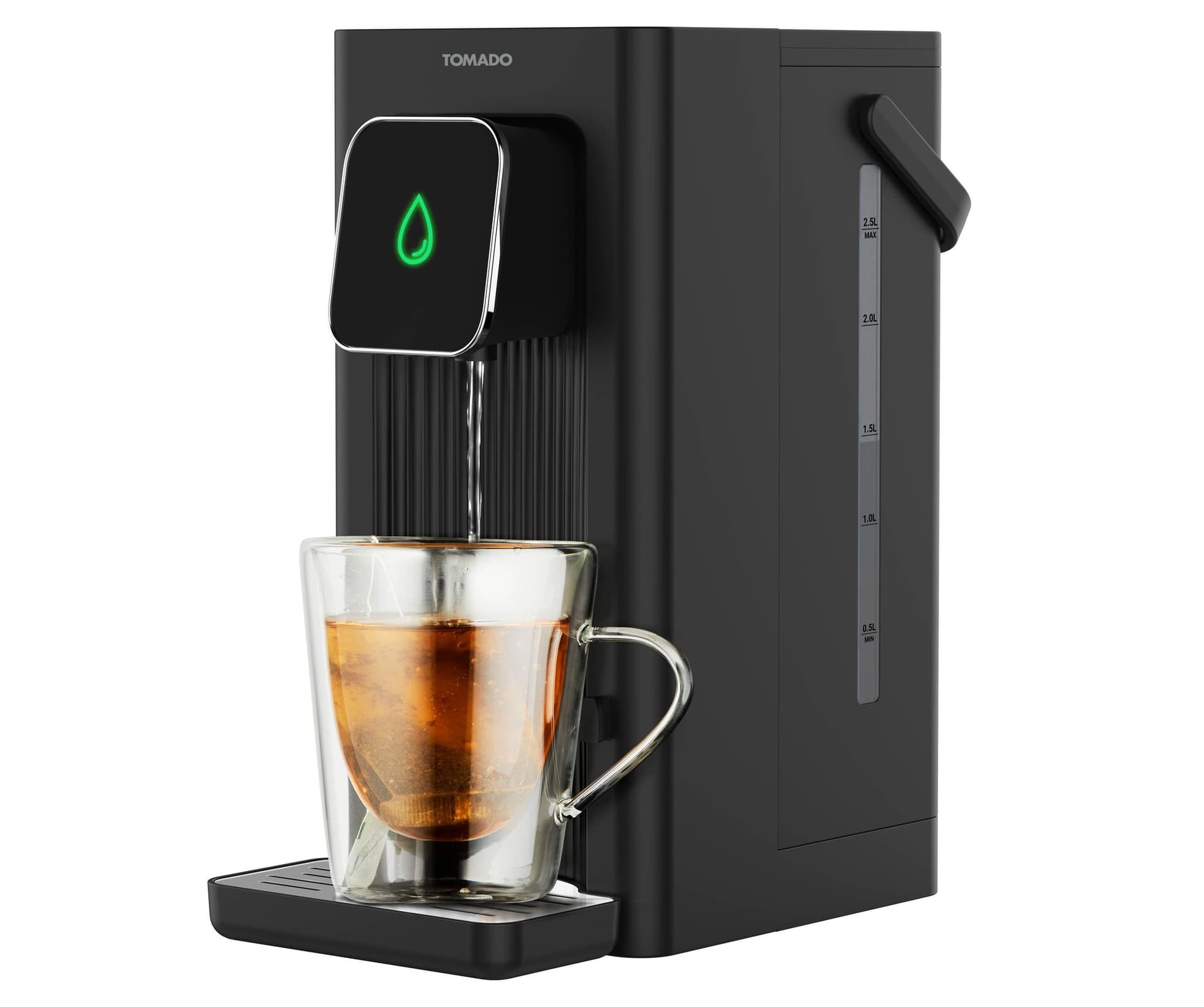 Heetwaterdispenser Tomado 2,5 liter 2200watt zwart