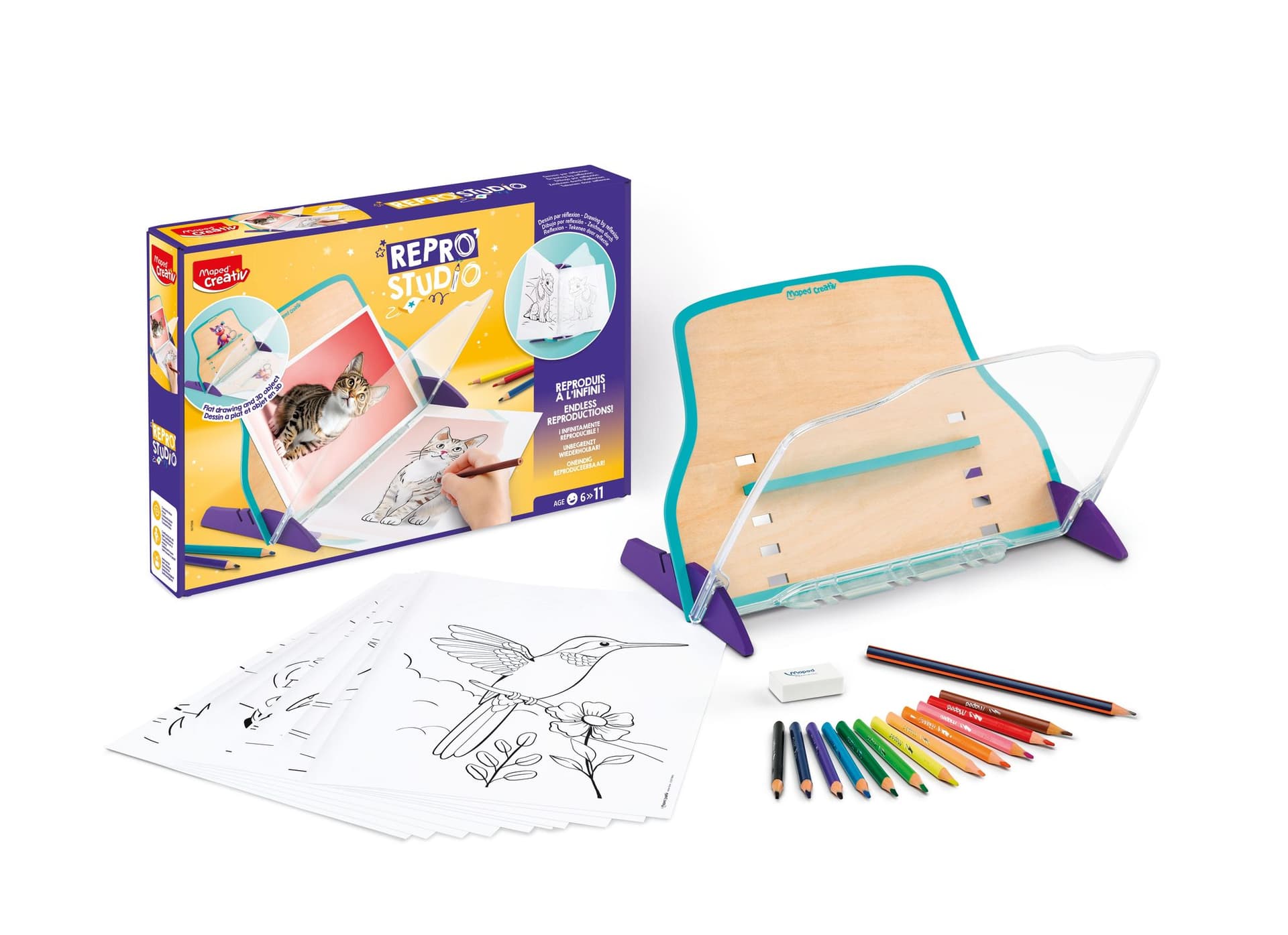 Tekentoestel Maped Creativ Repro'Studio set à 26 delen 2