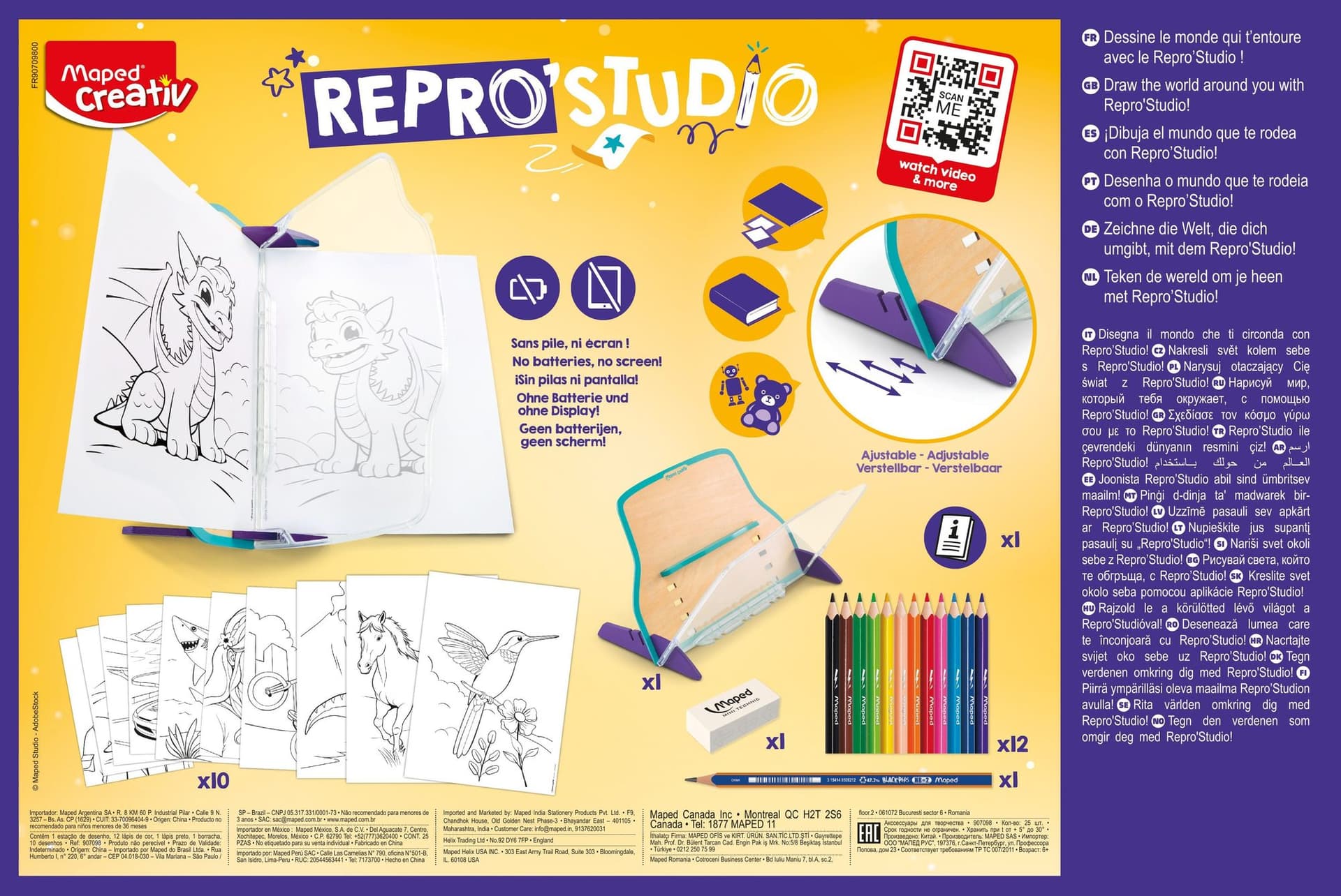 Tekentoestel Maped Creativ Repro'Studio set à 26 delen 3