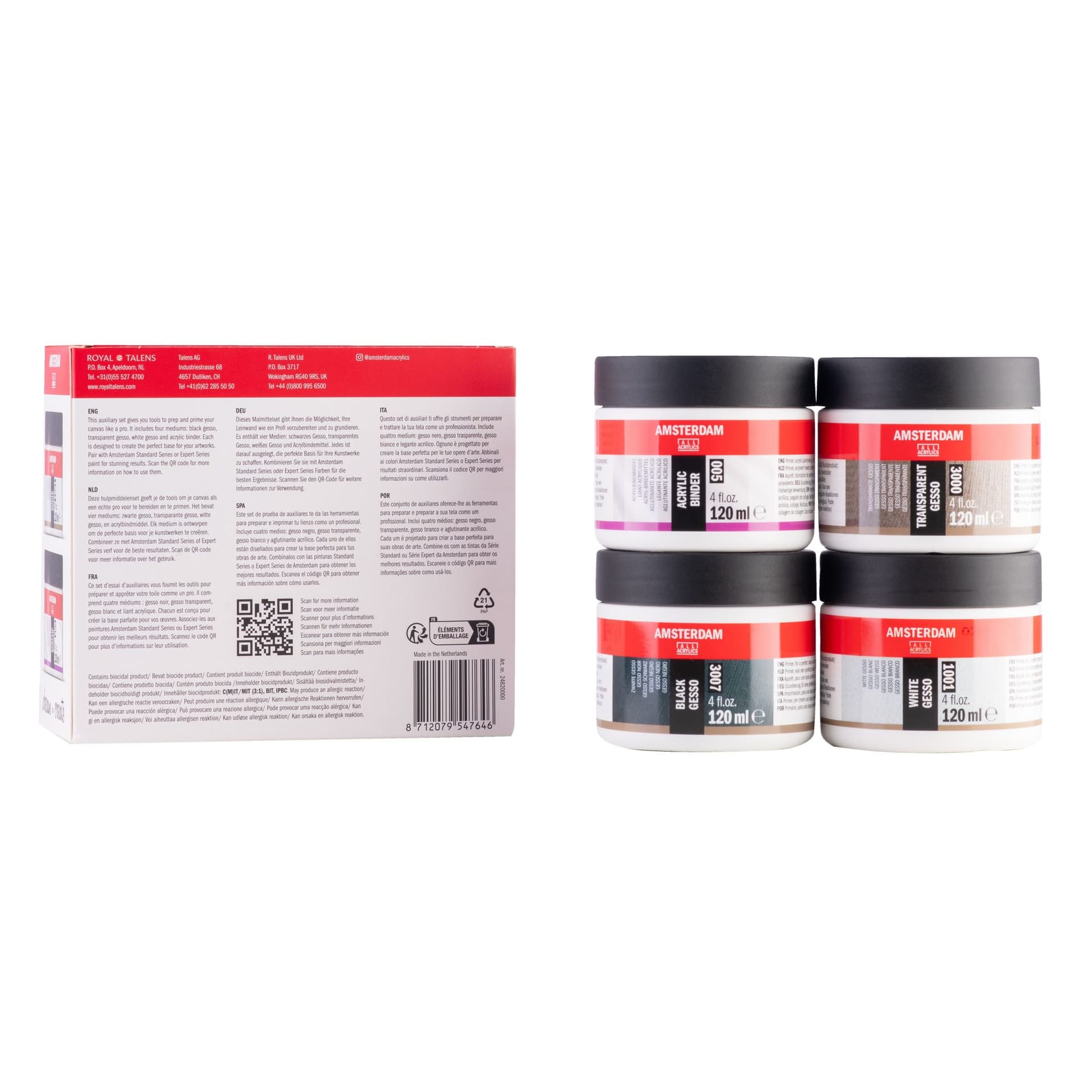 Mediumset Amsterdam Mini Prep & Prime set à 4 stuks 120ml 2