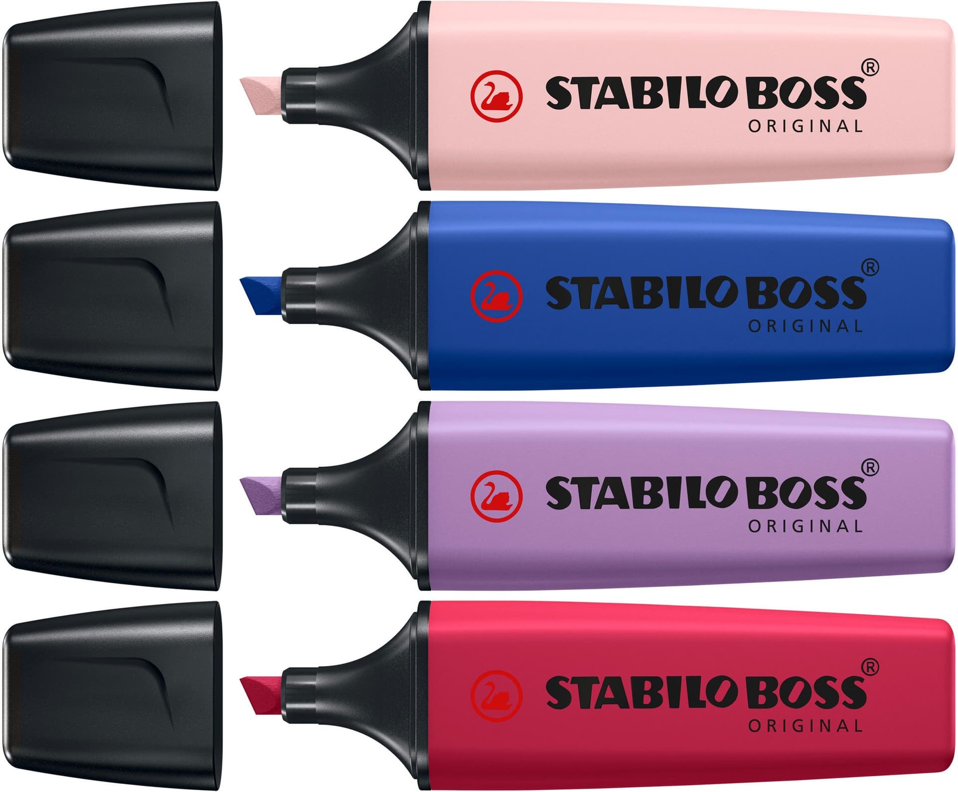 Markeerstift STABILO Boss Wildflower assorti 4 stuks 2