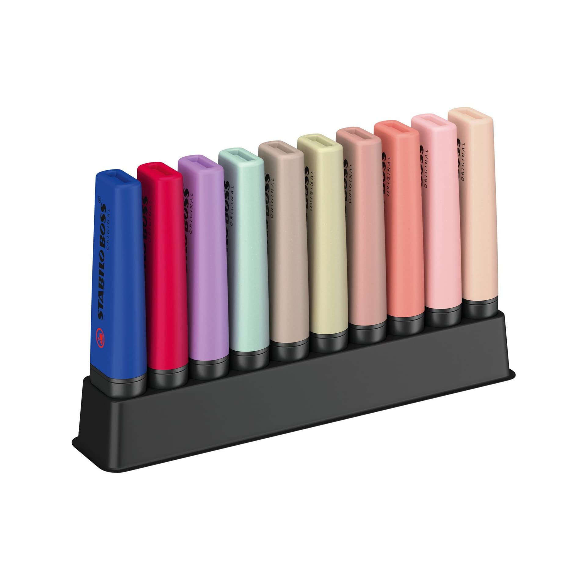 Markeerstift STABILO Boss Wildflower & Nature Colors ass deskset 10st 2