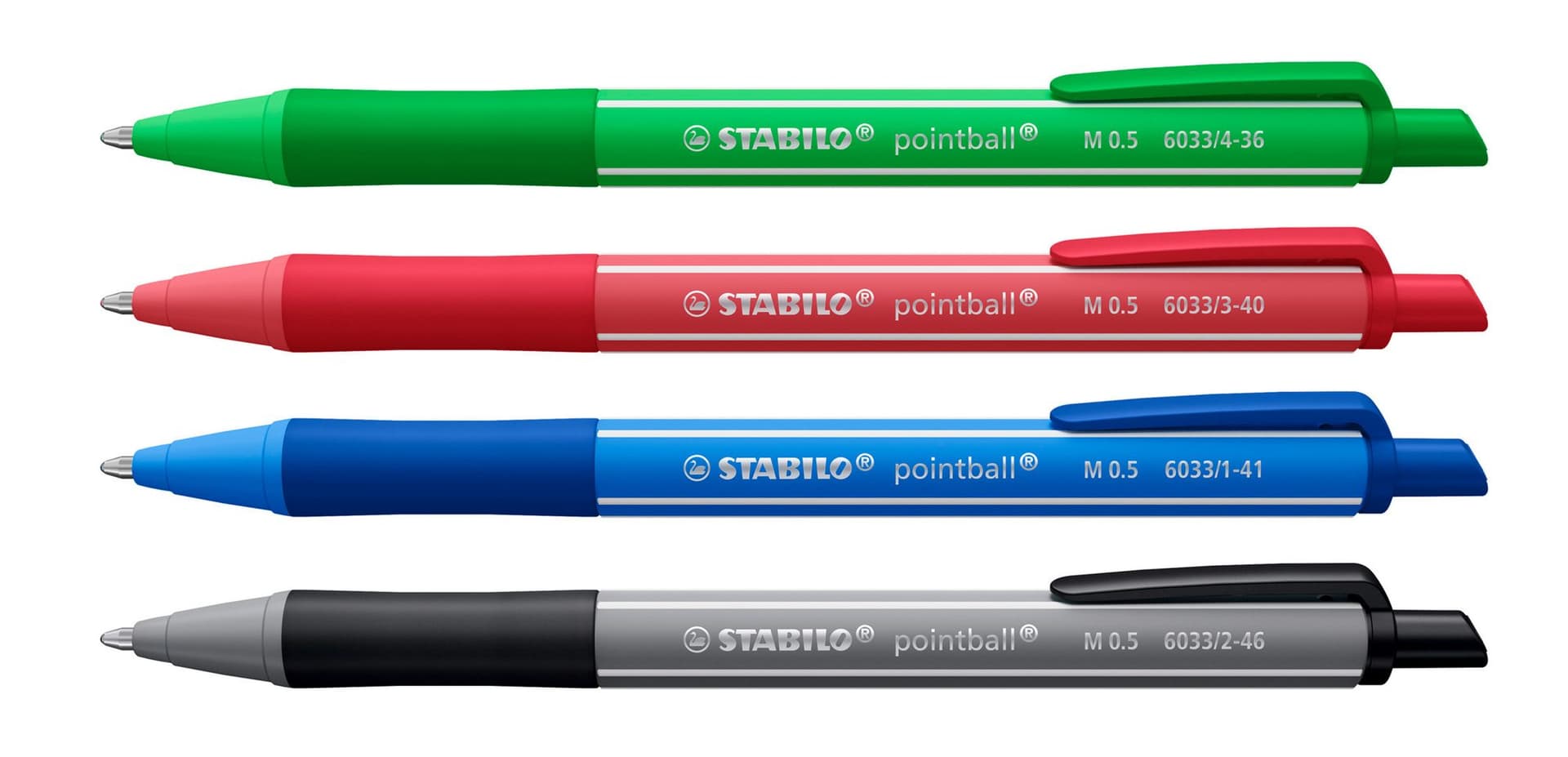 Balpen STABILO pointball colorful medium assorti 2