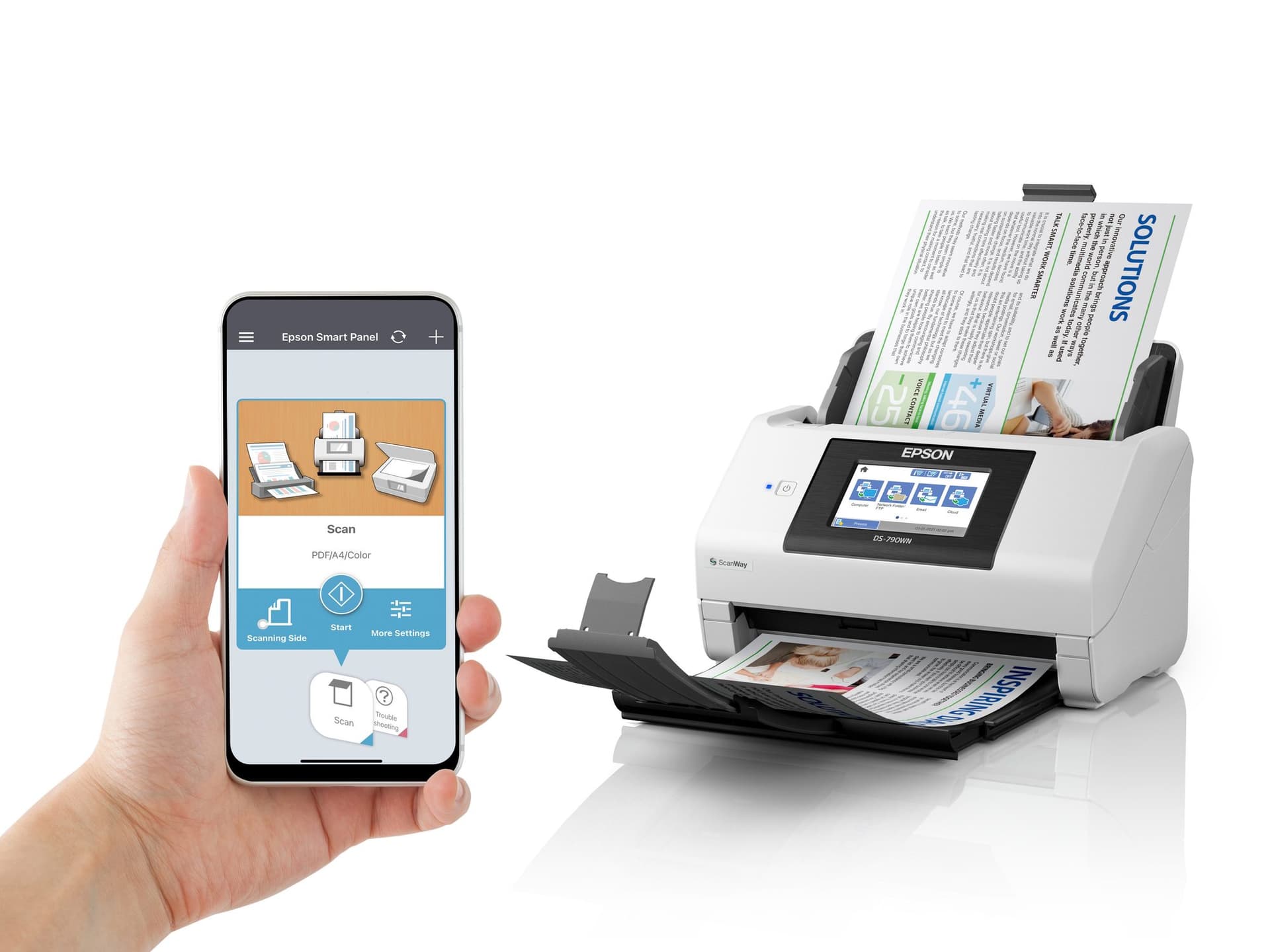 Scanner Epson Workforce DS-790WN 4