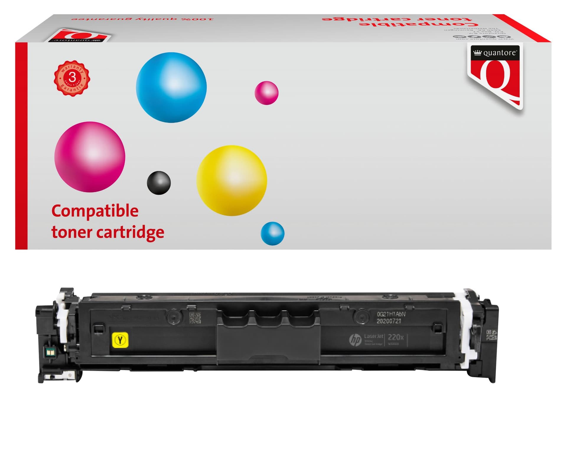 Tonercartridge Quantore alternatief tbv HP W2202X geel