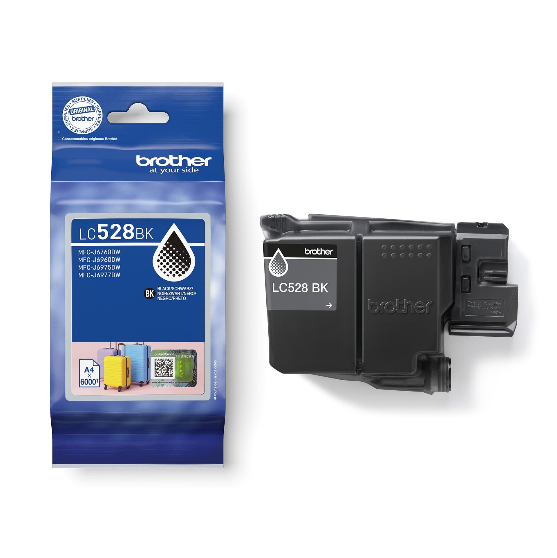 Inktcartridge Brother LC-528BK zwart 2