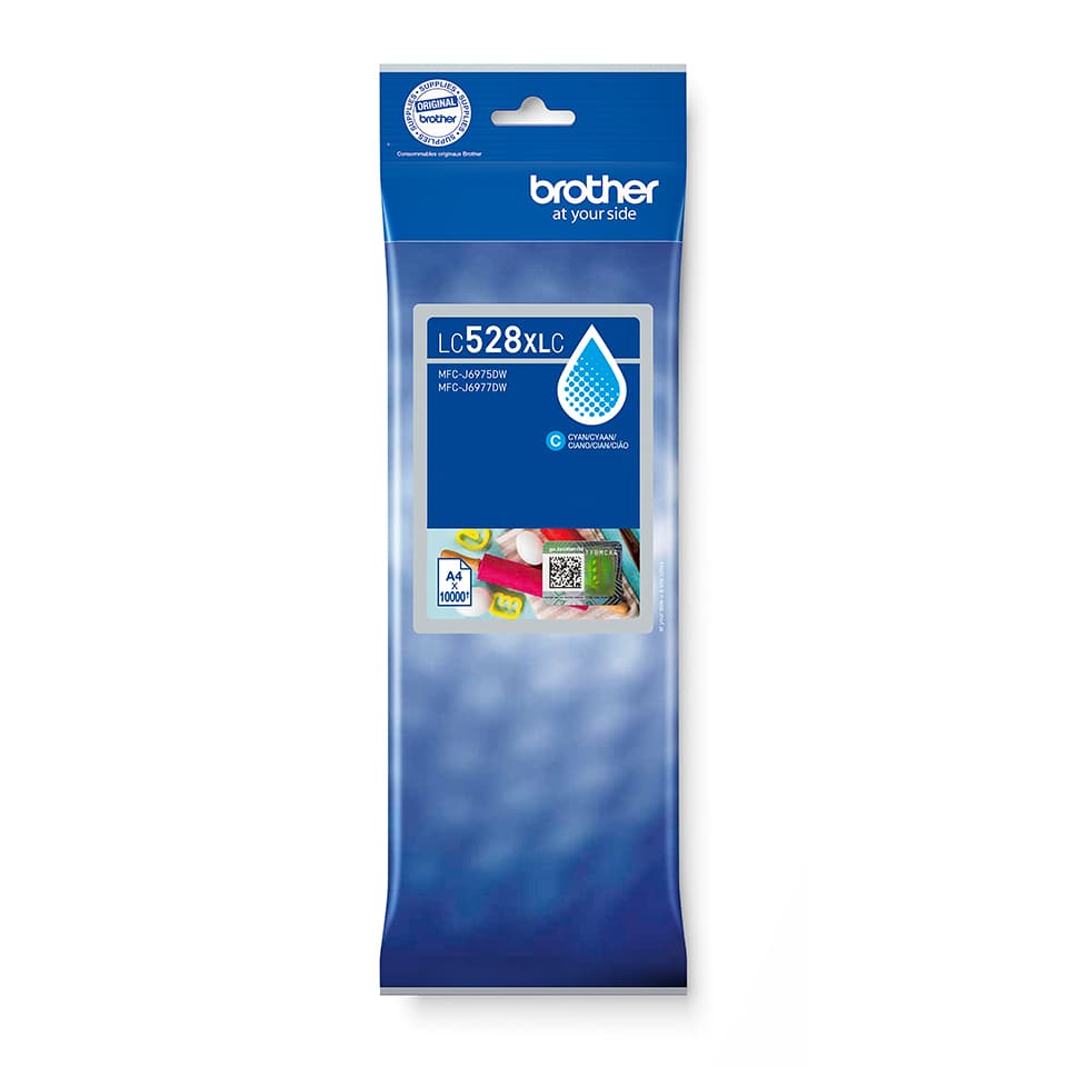 Inktcartridge Brother LC-528XLC blauw