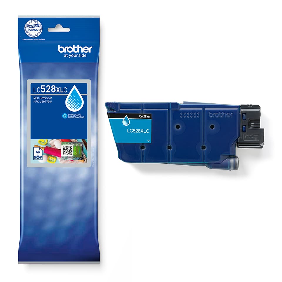 Inktcartridge Brother LC-528XLC blauw 2