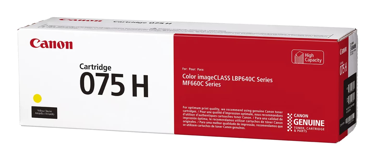 Tonercartridge Canon 075HY geel 2