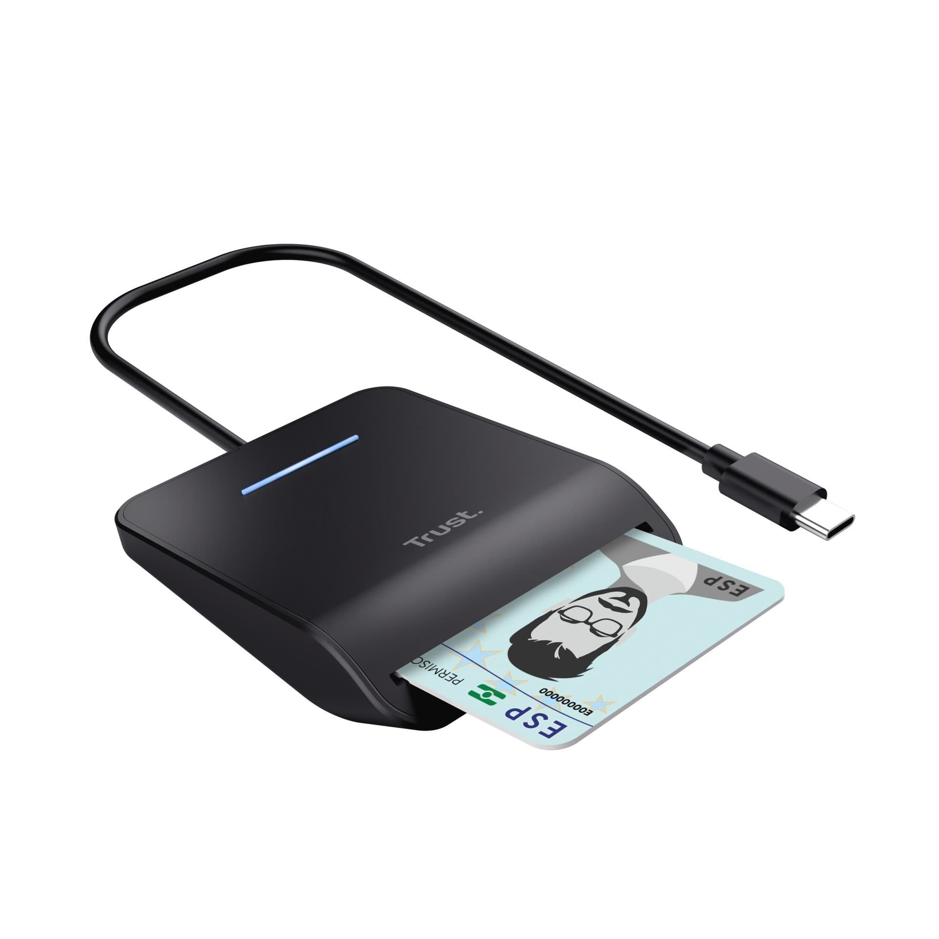 Kaartlezer Trust Primo DNI USB-C 2