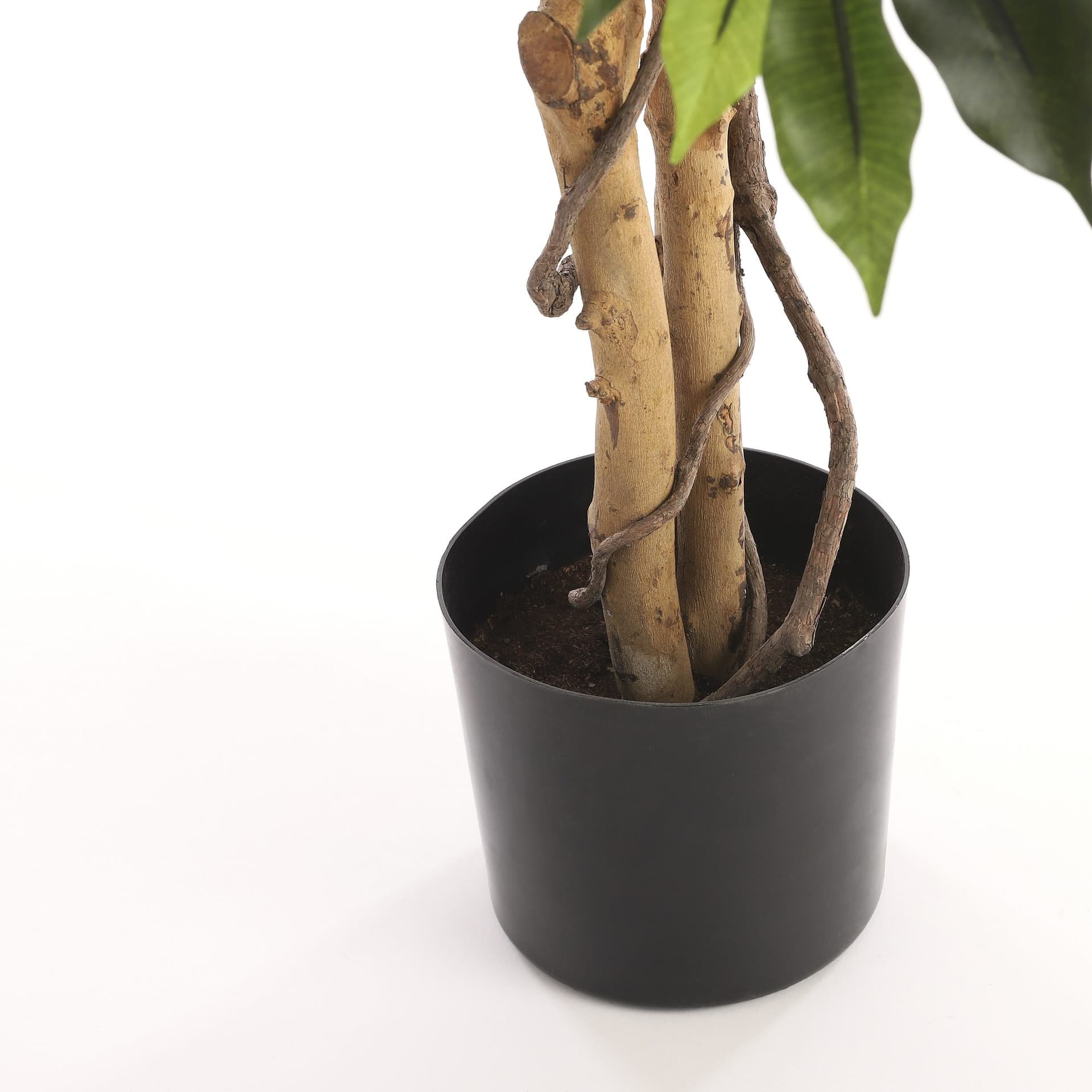 Kunstplant Mica Ficus groen in plastic pot Ø85 150cm 3